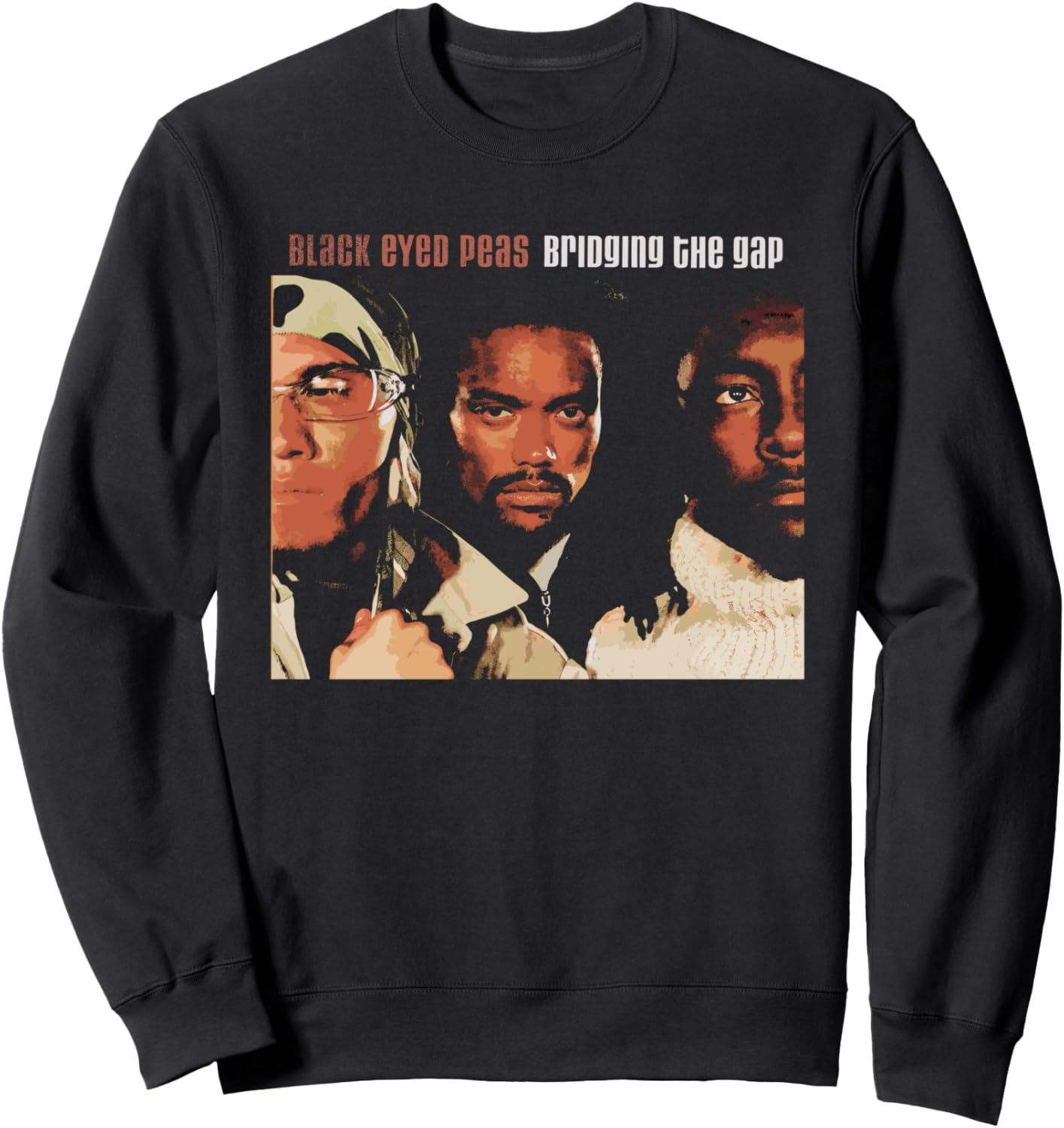 

Толстовка с символикой альбома Bridging The Gap группы Black Eyed Peas Control Industry, черный