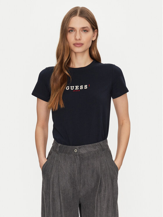 

Футболка обычного кроя W5RI54 J1314 Guess Jeans, синий