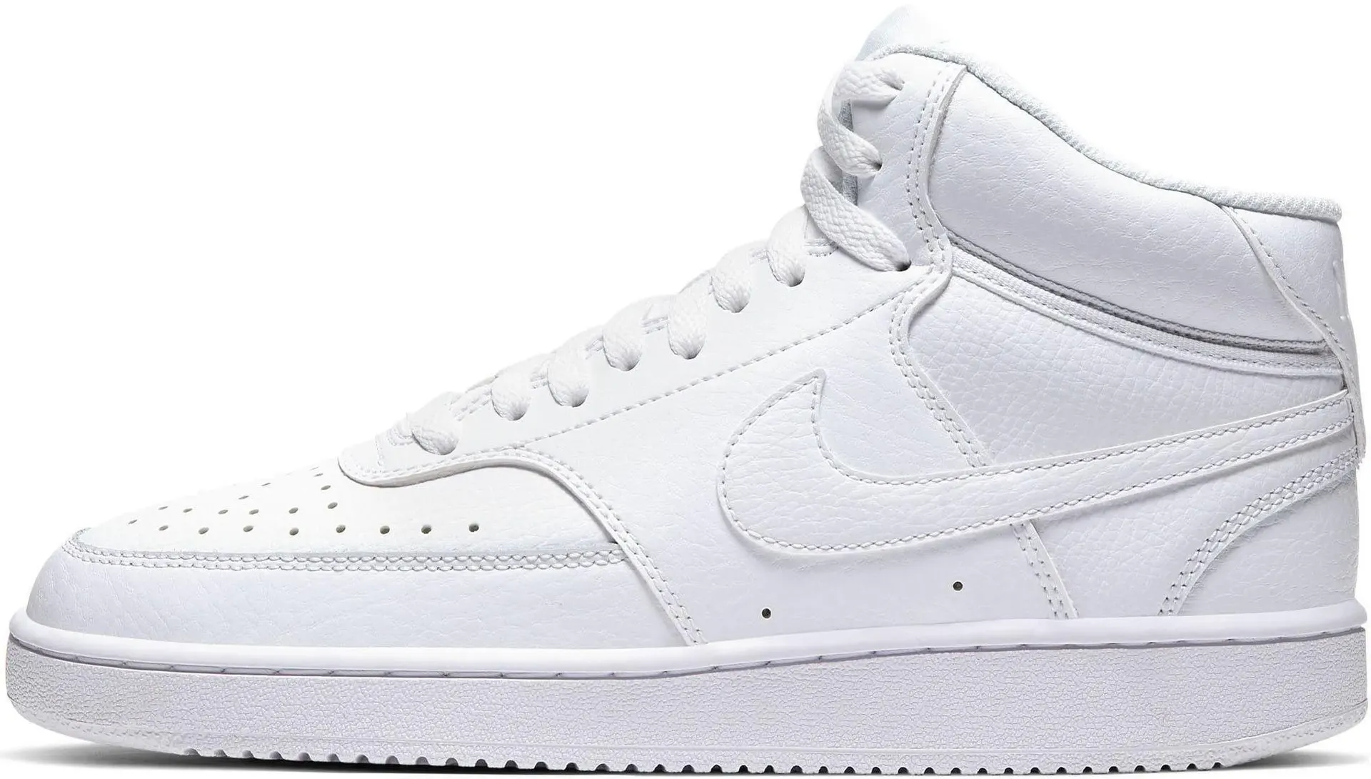 Кроссовки Nike Sportswear "Wmns Court Vision Mid", дизайн по стопам Air Force 1, белый