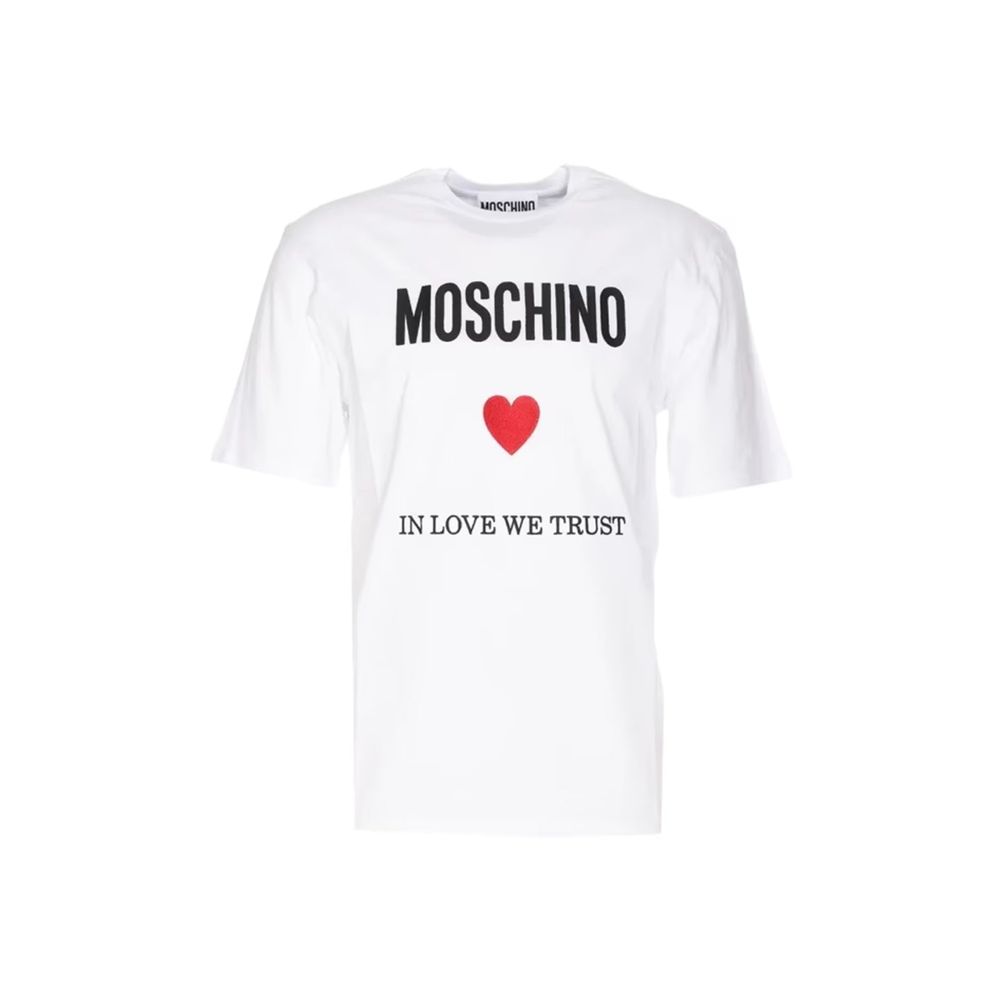 

Футболка «В любви мы верим» Moschino Couture!, белый