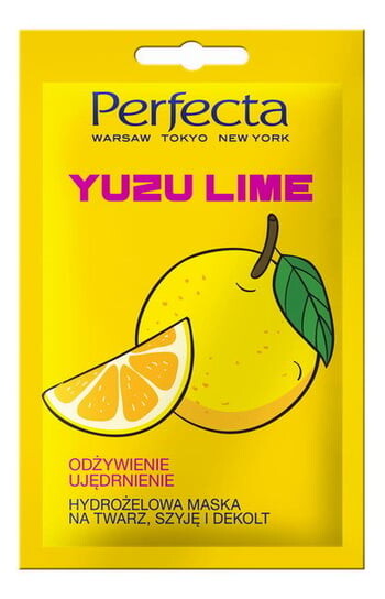 

Гидрогелевая маска для лица, шеи и декольте, 10 мл Perfecta, Yuzu Lime