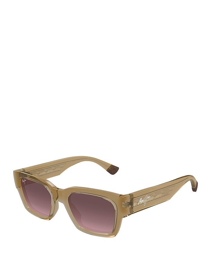 

Солнцезащитные очки Kenui Rectangle, 53 мм Maui Jim, зеленый