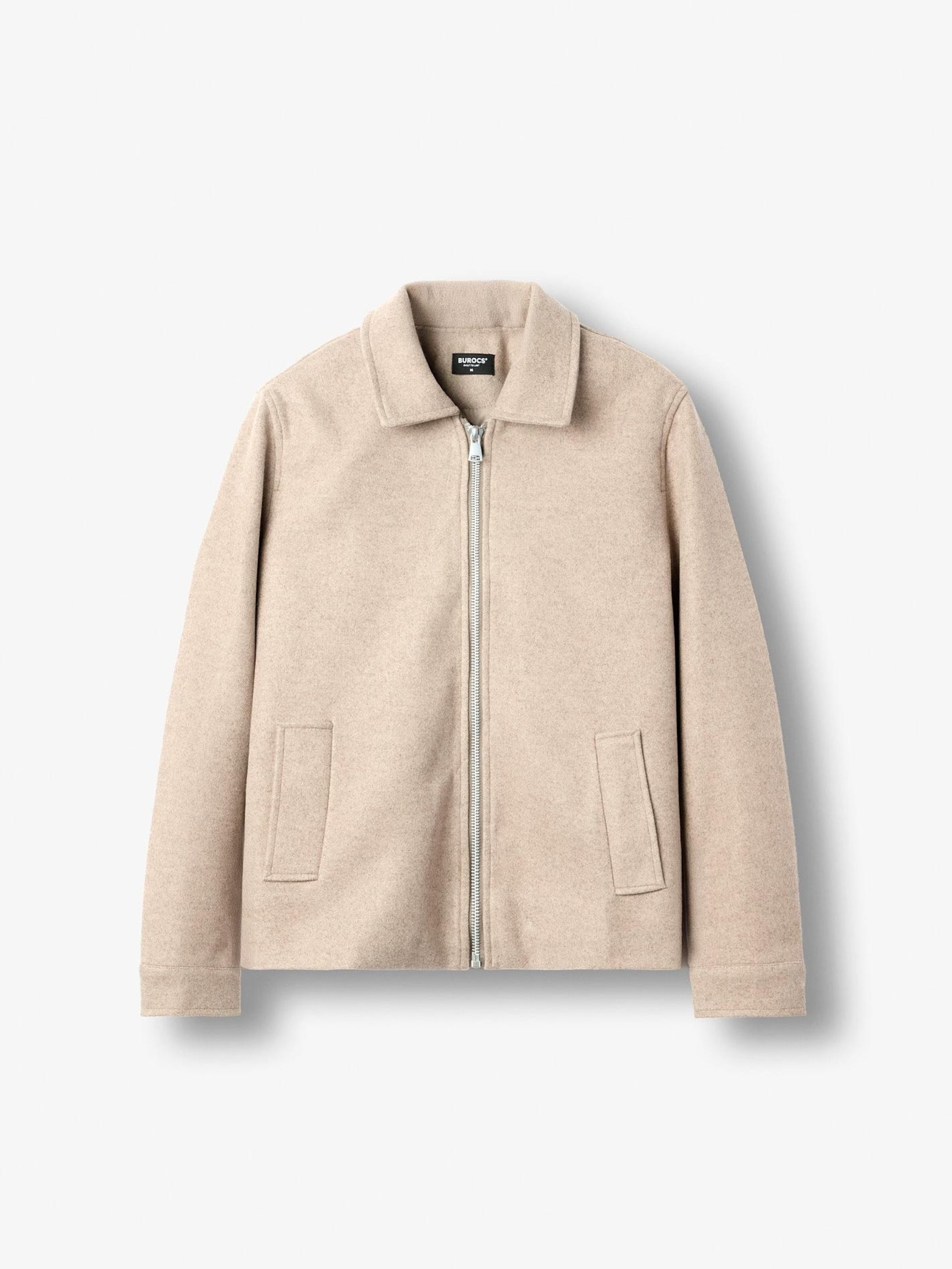 

Burocs Куртка межсезонная 'Zipped' в цвете Taupe