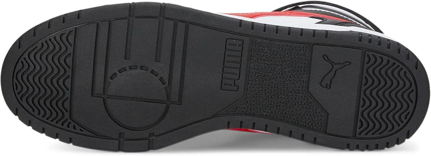Кроссовки Puma Unisex Rbd Game WtrSneaker, белый/черный/красный/золотой — фото 4