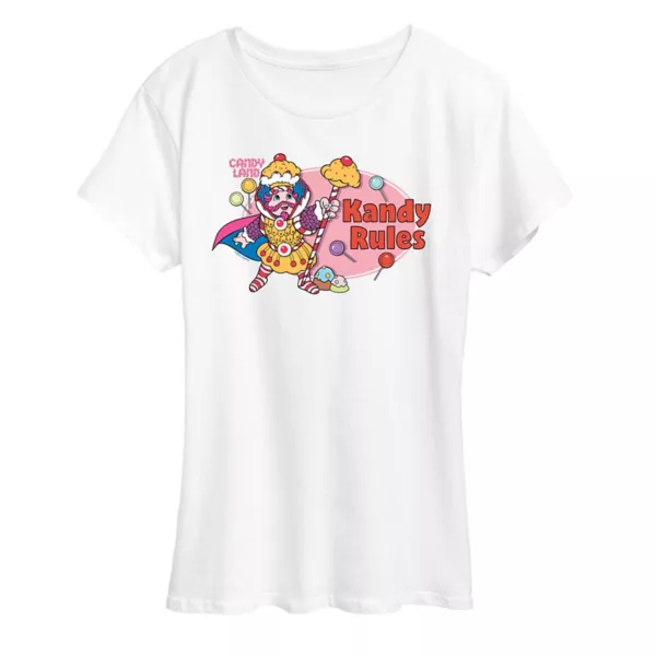 

Женская футболка с принтом Candy Land King Kandy от Hasbro, белый
