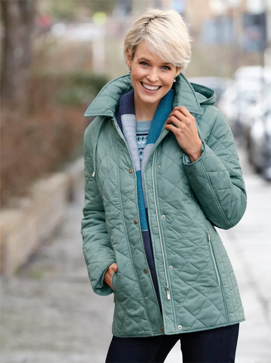 

Casual Looks Зимняя куртка с капюшоном, цвет Jade