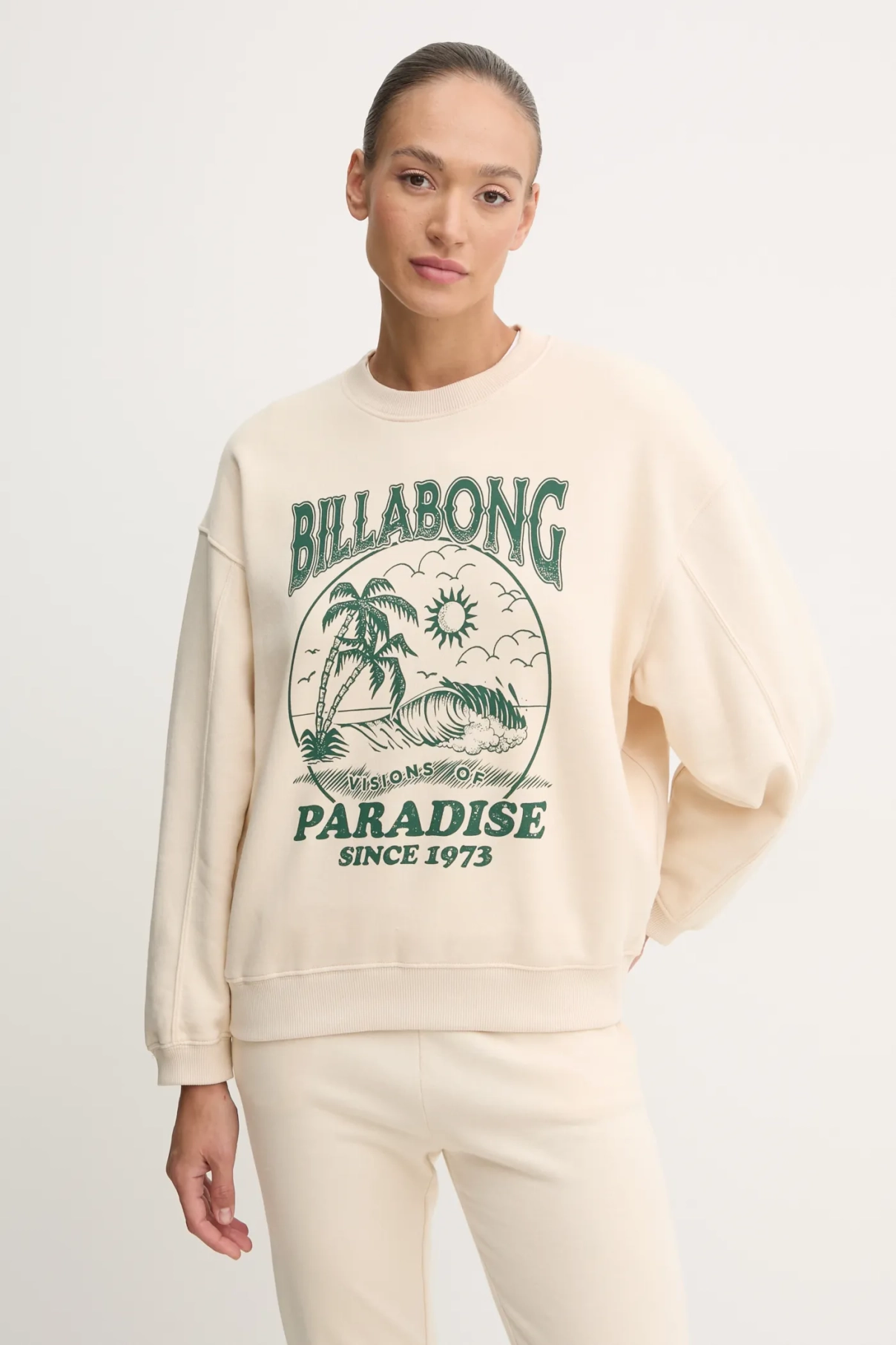 

Толстовка Fresh Take Crew Billabong, бежевый