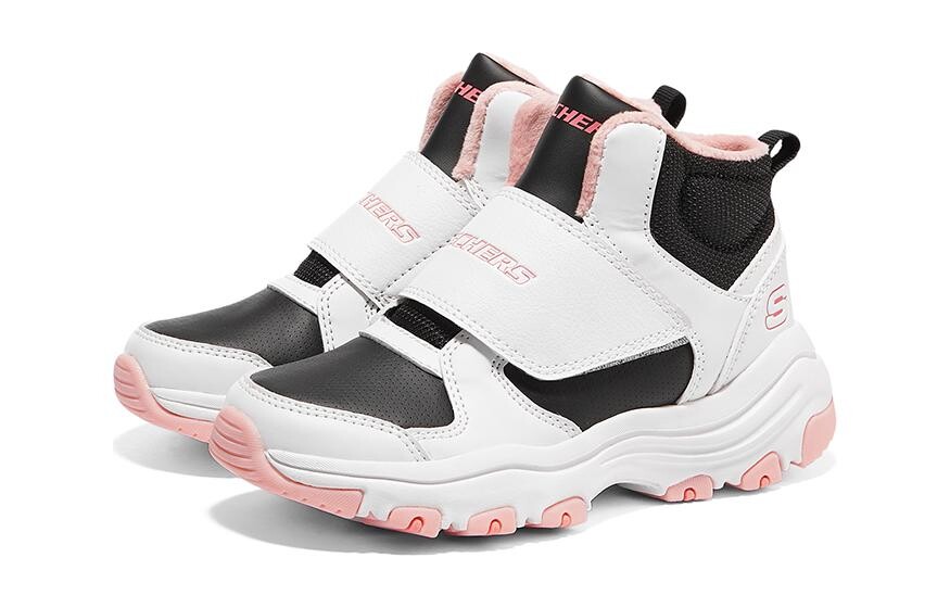Кроссовки Skechers I-Conik Kids Lifestyle Shoes GS High-top Black/White/Pink — фото 4
