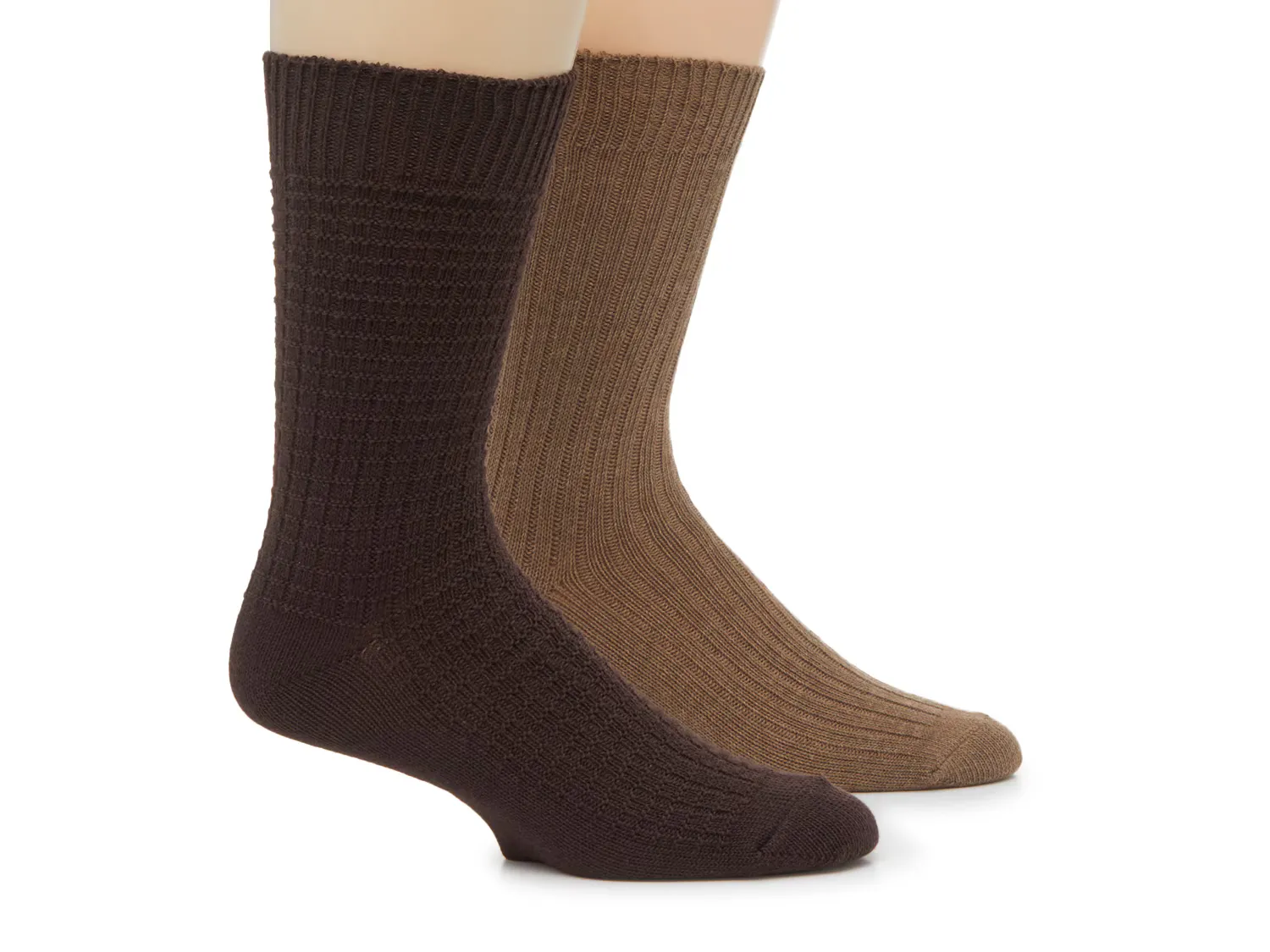 

Носки Tiny Waffle Men's Crew Socks - 2 Pack Vince Camuto, коричневый