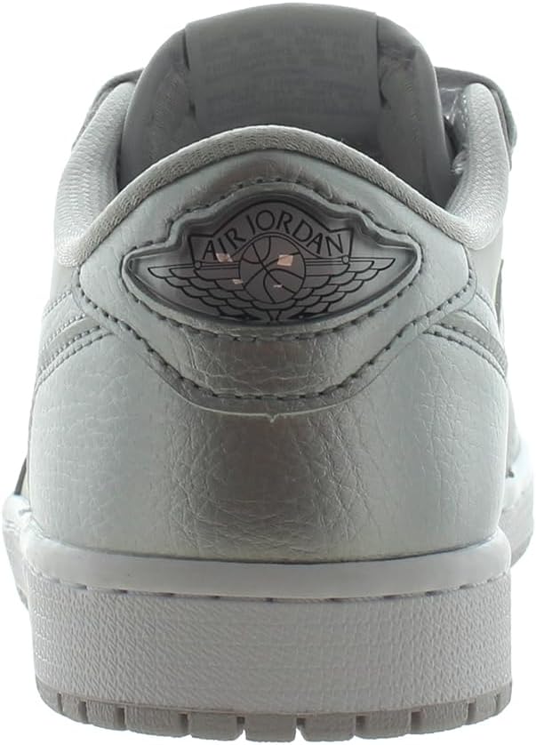Мужские кроссовки Nike Air Jordan 1 Low, белый/серый — фото 4