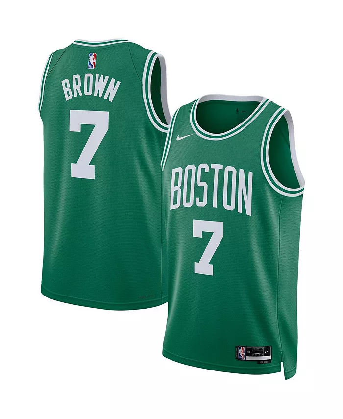 

Мужская и женская баскетбольная майка Jaylen Boston Celtics Swingman Nike, зеленый