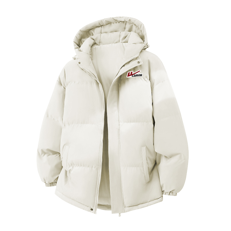 

Пуховик Unisex Hooded Thickened WARRIOR, хаки (diy badge)