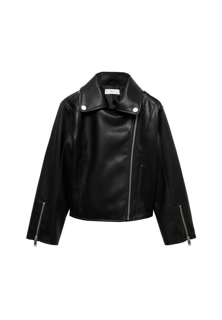 

Куртка из искусственной кожи GALIA Mango Kids, черный