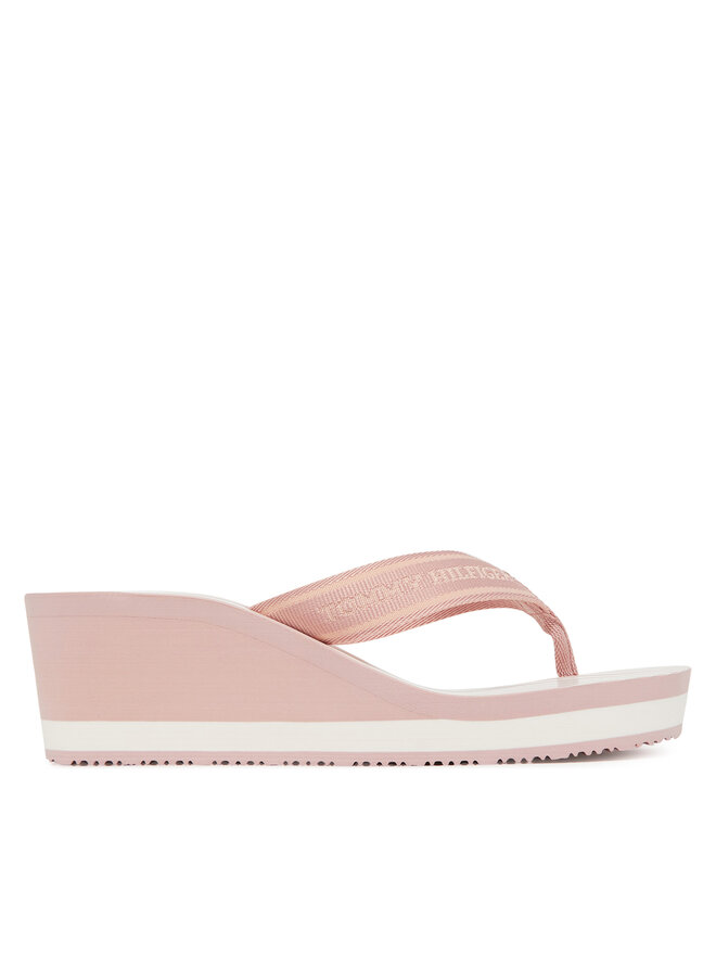 Шлепанцы Th Stripes Wedge Beach Sandal Fw0Fw08521 Tommy Hilfiger, розовый