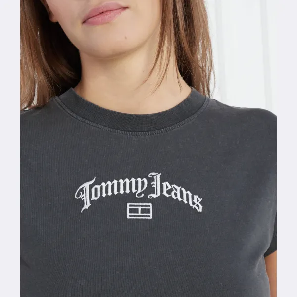 Футболка стандартного кроя bby в стиле гранж Tommy Hilfiger, черный — фото 4