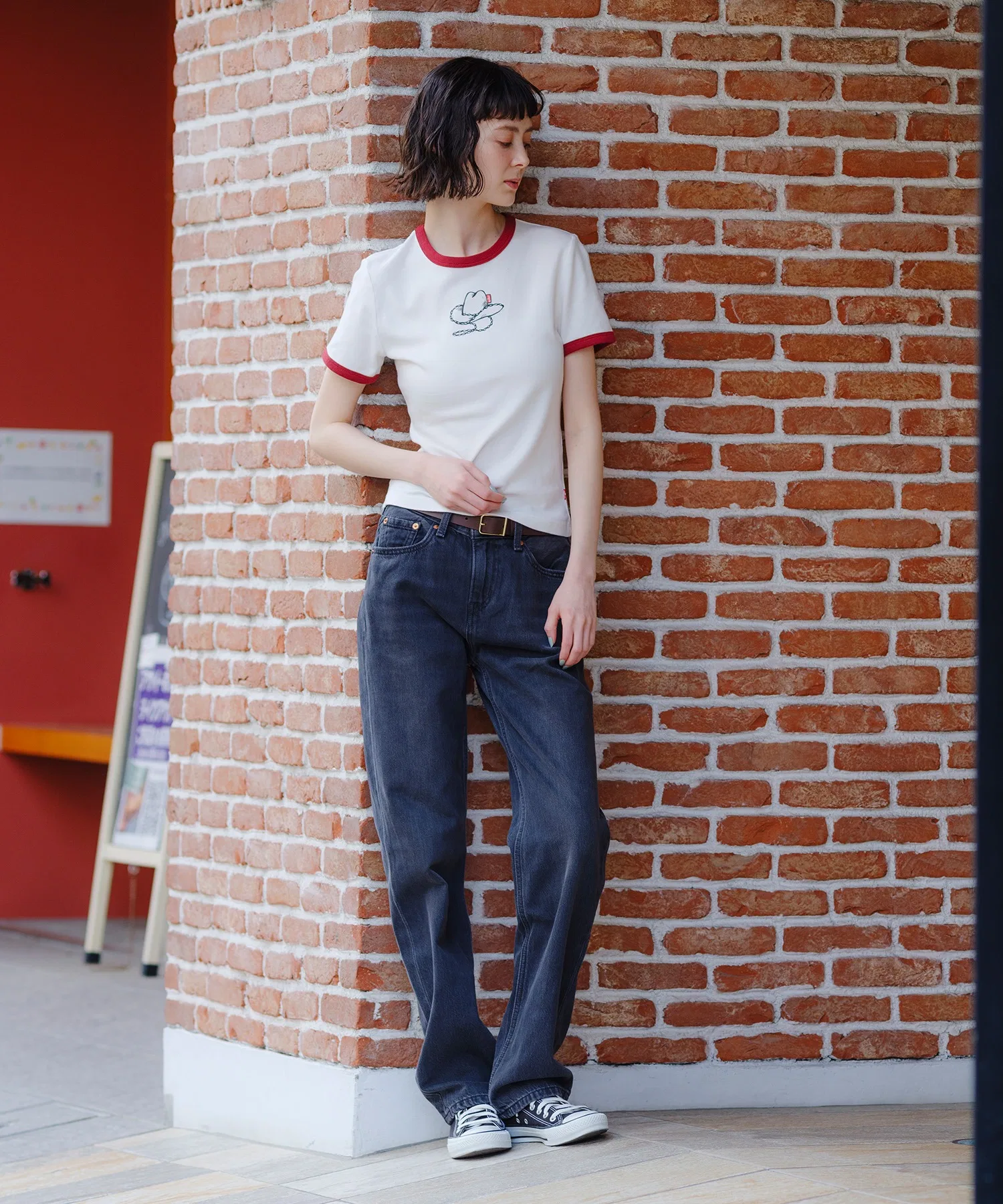 Прямые джинсы Levi's LOW PRO — фото 3