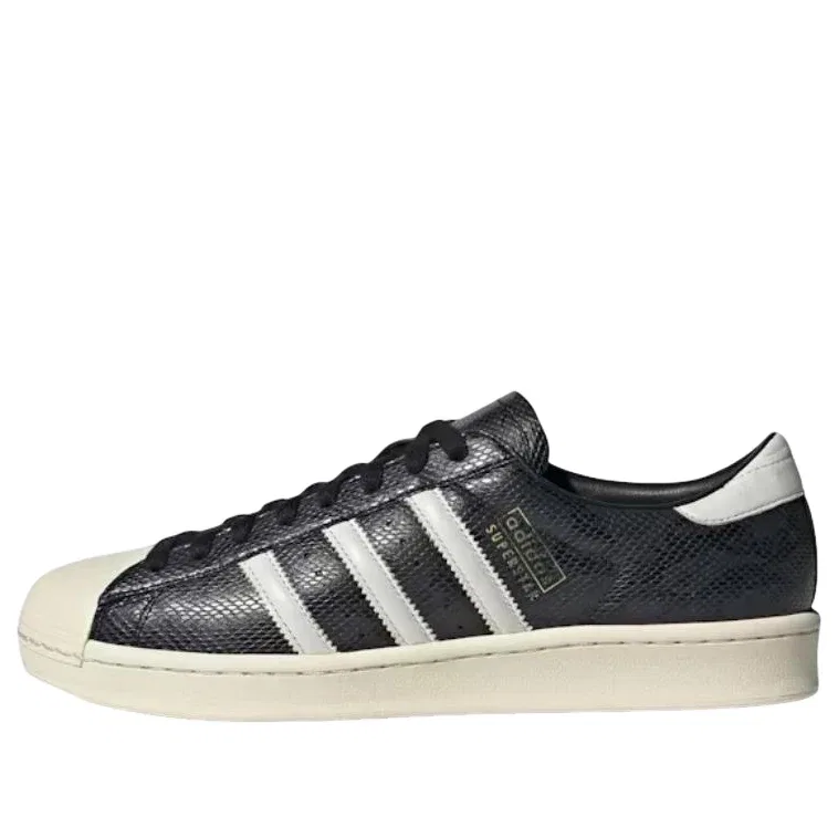 Кроссовки Adidas Superstar Vintage Made In Germany 'Core Black Core White Cream White' JR1642, черный
