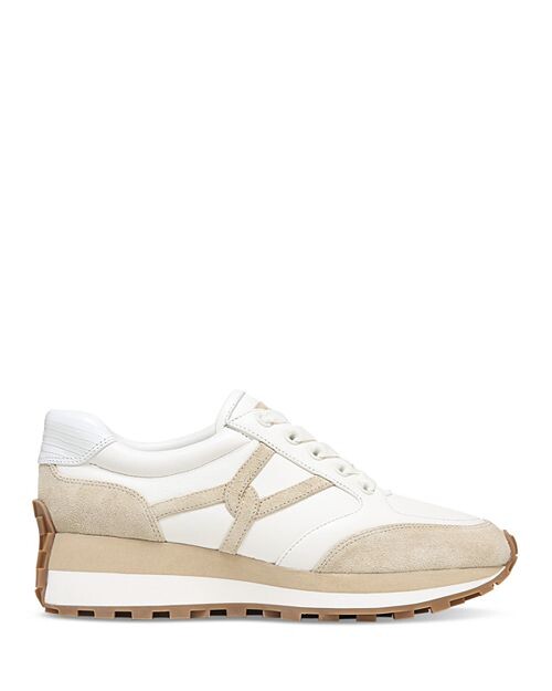 Женские кроссовки для бега Valentina на шнуровке Veronica Beard, цвет Tan/Beige — фото 2