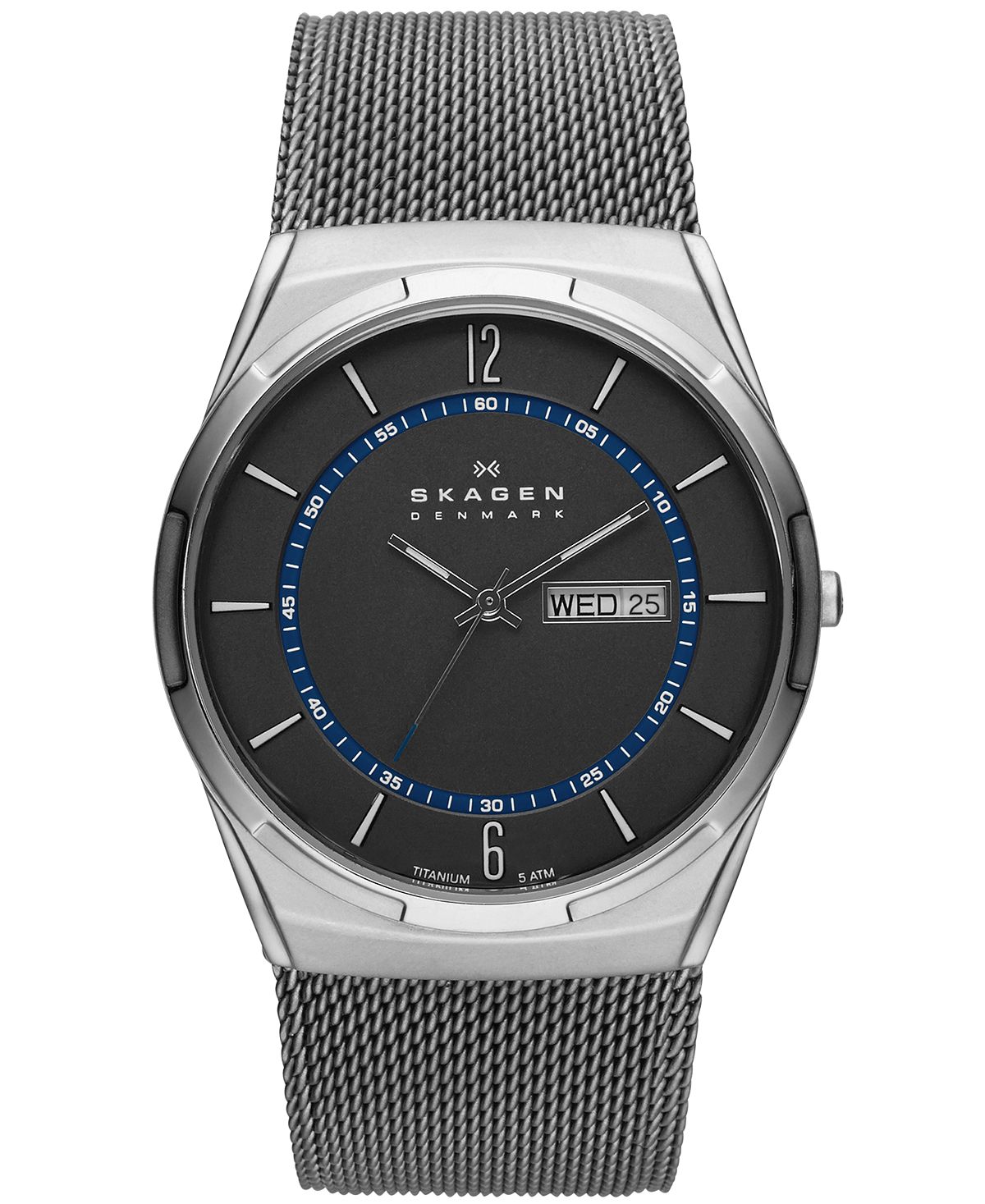 

Мужские часы Melbye с титановым сетчатым браслетом 40 мм SKW6078 Skagen