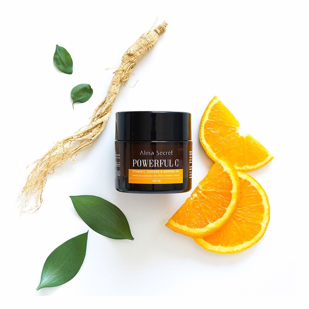 Крем для лица Alma Secret — Против морщин Powerful c antiedad iluminadora moringa spf30, 50 мл — фото 3