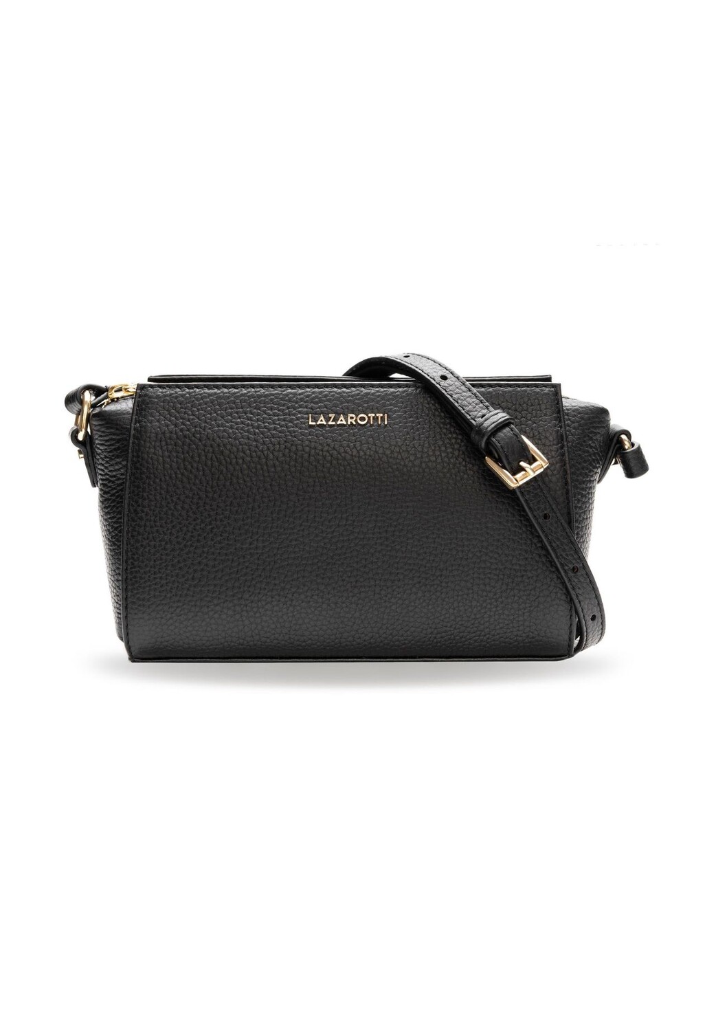 

Сумка через плечо Bologna Leather 20 см LAZAROTTI, черный