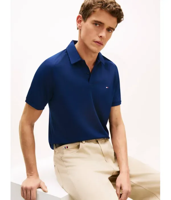 Поло PERFORMANCE regular fit Tommy Hilfiger, темно-синий — фото 4