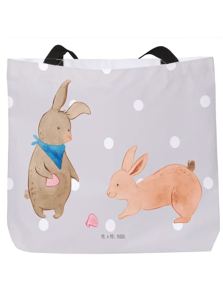

Шоппер Mr. & Mrs. Panda, серый пастельный