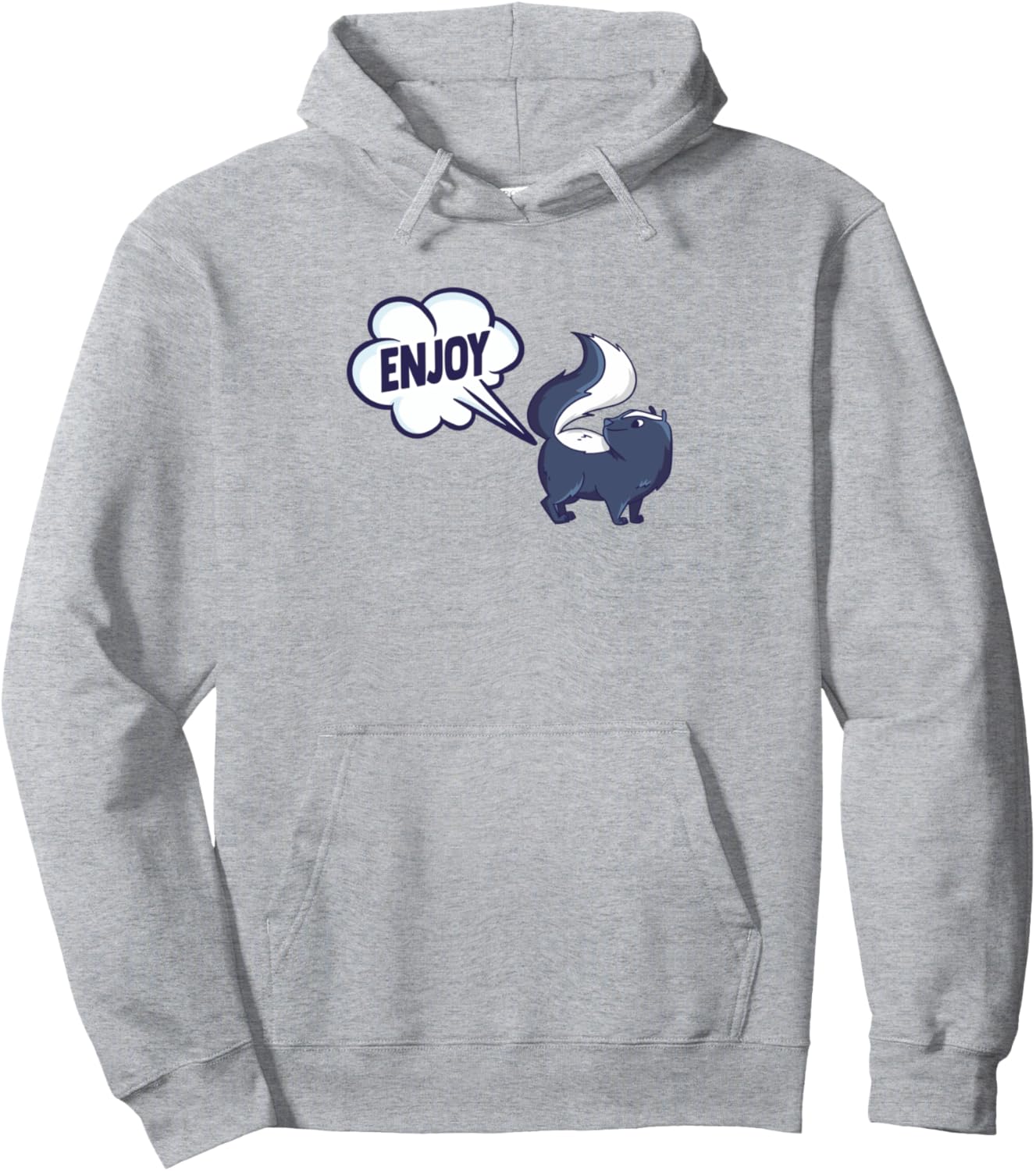 

Толстовка с капюшоном в виде пердящего скунса для владельцев домашних животных Skunk Costume, серый