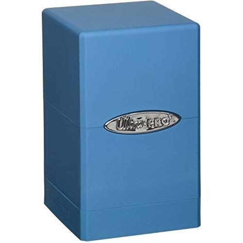 

Коробка для карточек Lt Blue Satin Tower Deck Box Ultra Pro