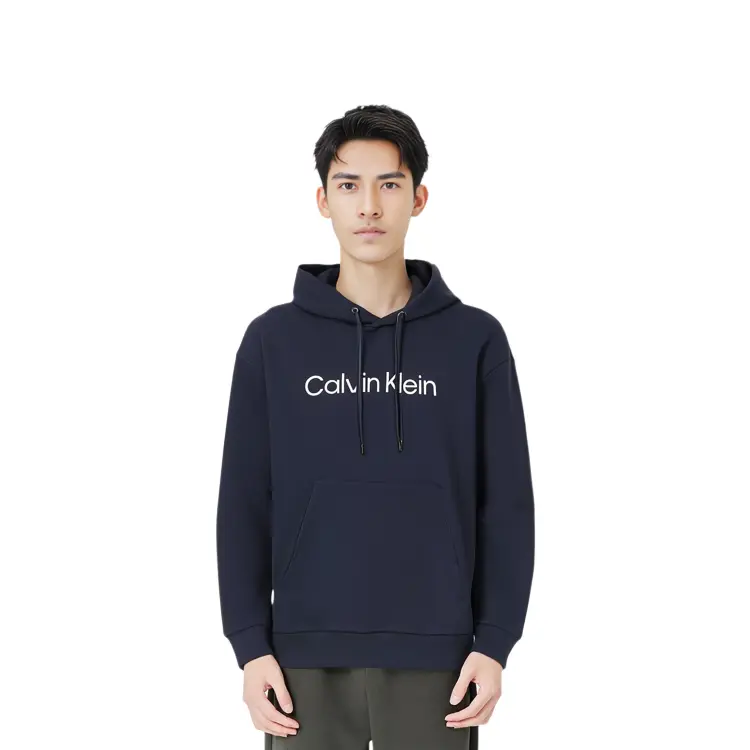 Толстовка мужская темно-синяя Calvin Klein, темно-синий — фото 3