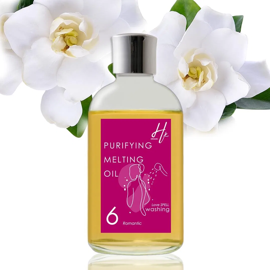 Очищающее масло для душа Purifying Melting Oil No6 Romantic 120 мл Красное Hiroko.K — фото 2
