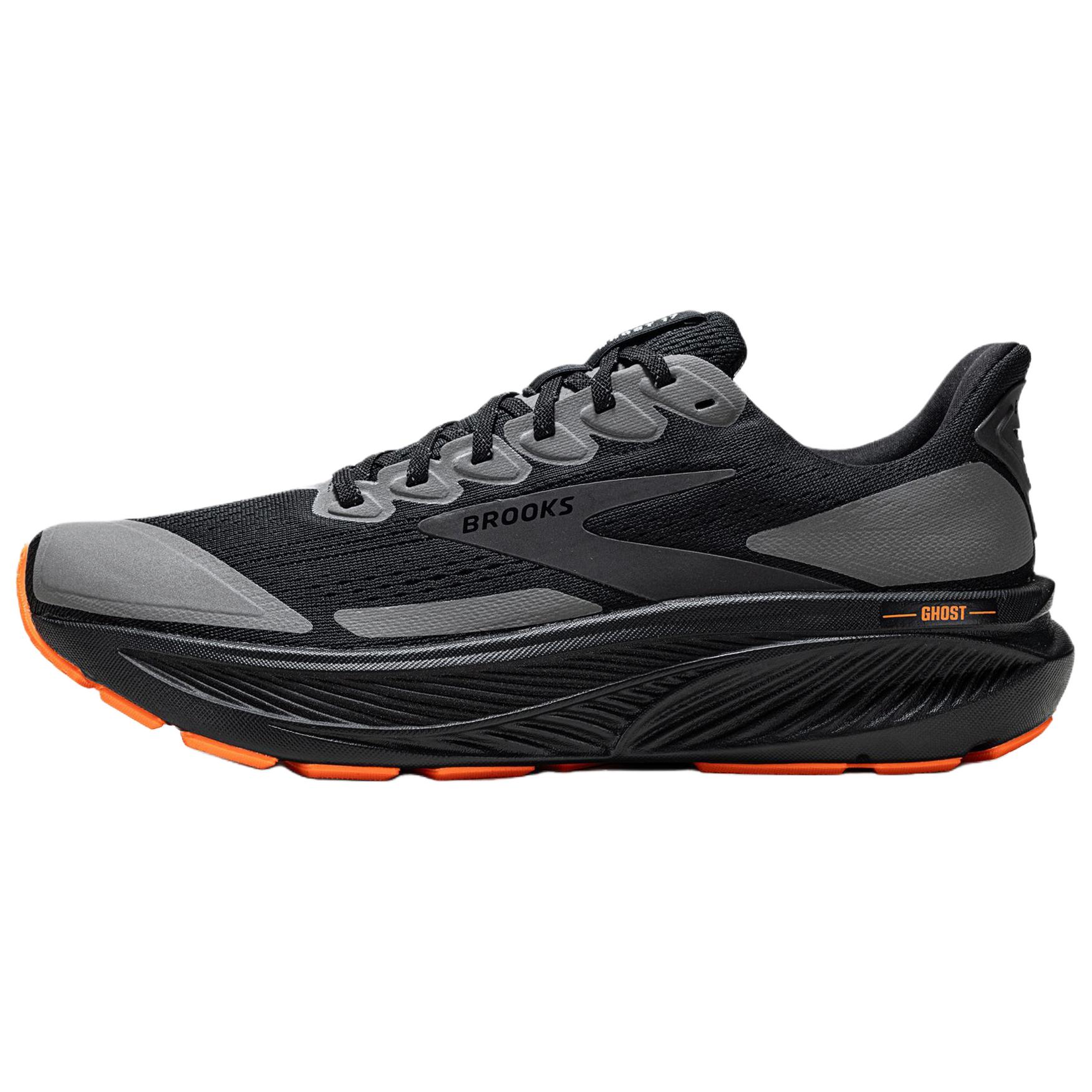 

Brooks Мужские беговые кроссовки Ghost 17 Cushioning, устойчивые к истиранию, дышащие, с поддержкой и отскоком, черные серые