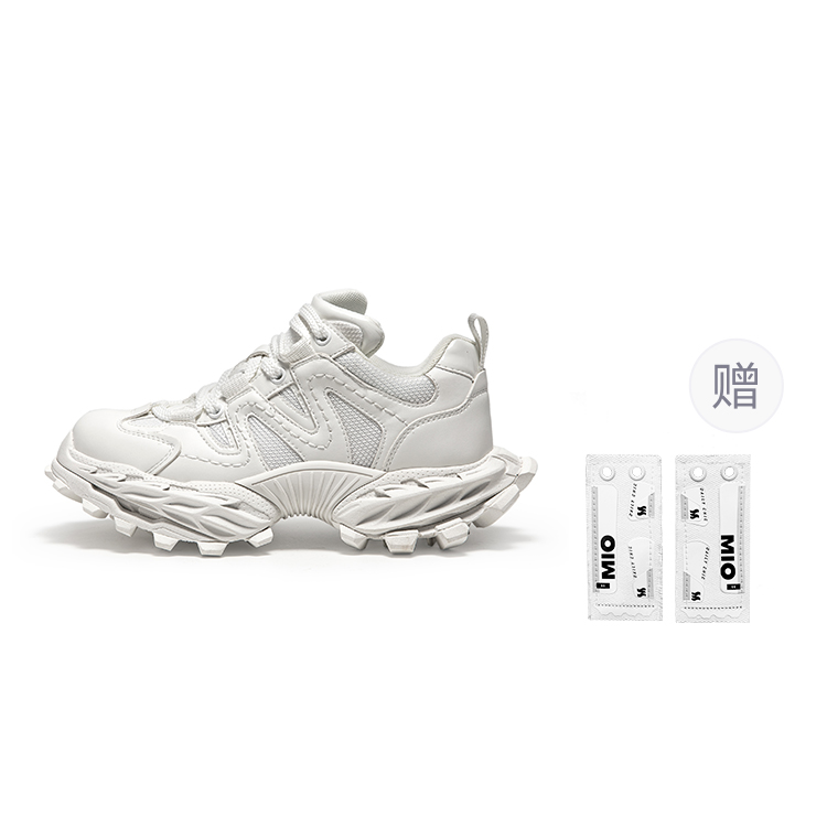 

MIO Низкие массивные кроссовки унисекс белые, цвет White[Comes with Custom Label]