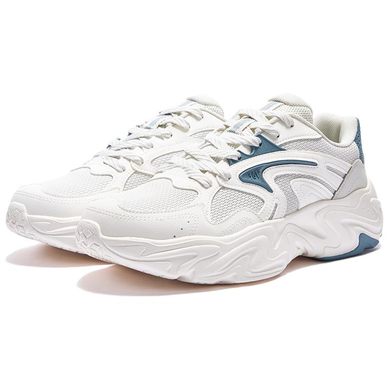 361° Slip Resistant Abrasion Resistant низкие массивные кроссовки Men's White Blue — фото 4
