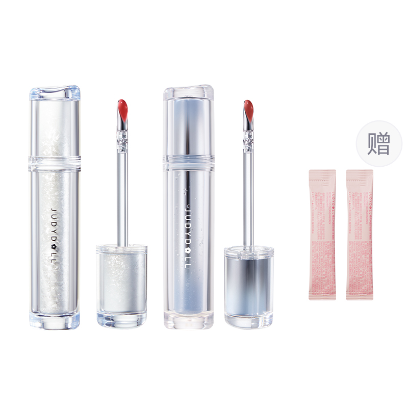 Бальзам для губ Ice Iron Serum Mirror Finish с эффектом водяного света, натуральный глянцевый, стойкий, устойчивый к переносу, 2,4 г Judydoll — фото 4