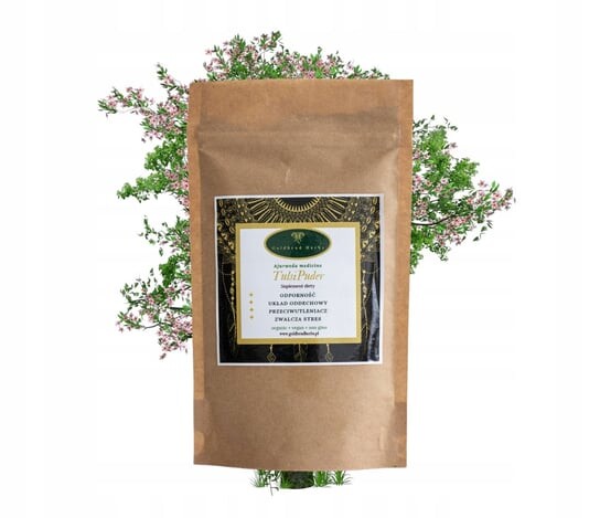 

Goldbrudherbs, Порошок тулси, регенерирует органы Аюрведа, 90 г Inna
