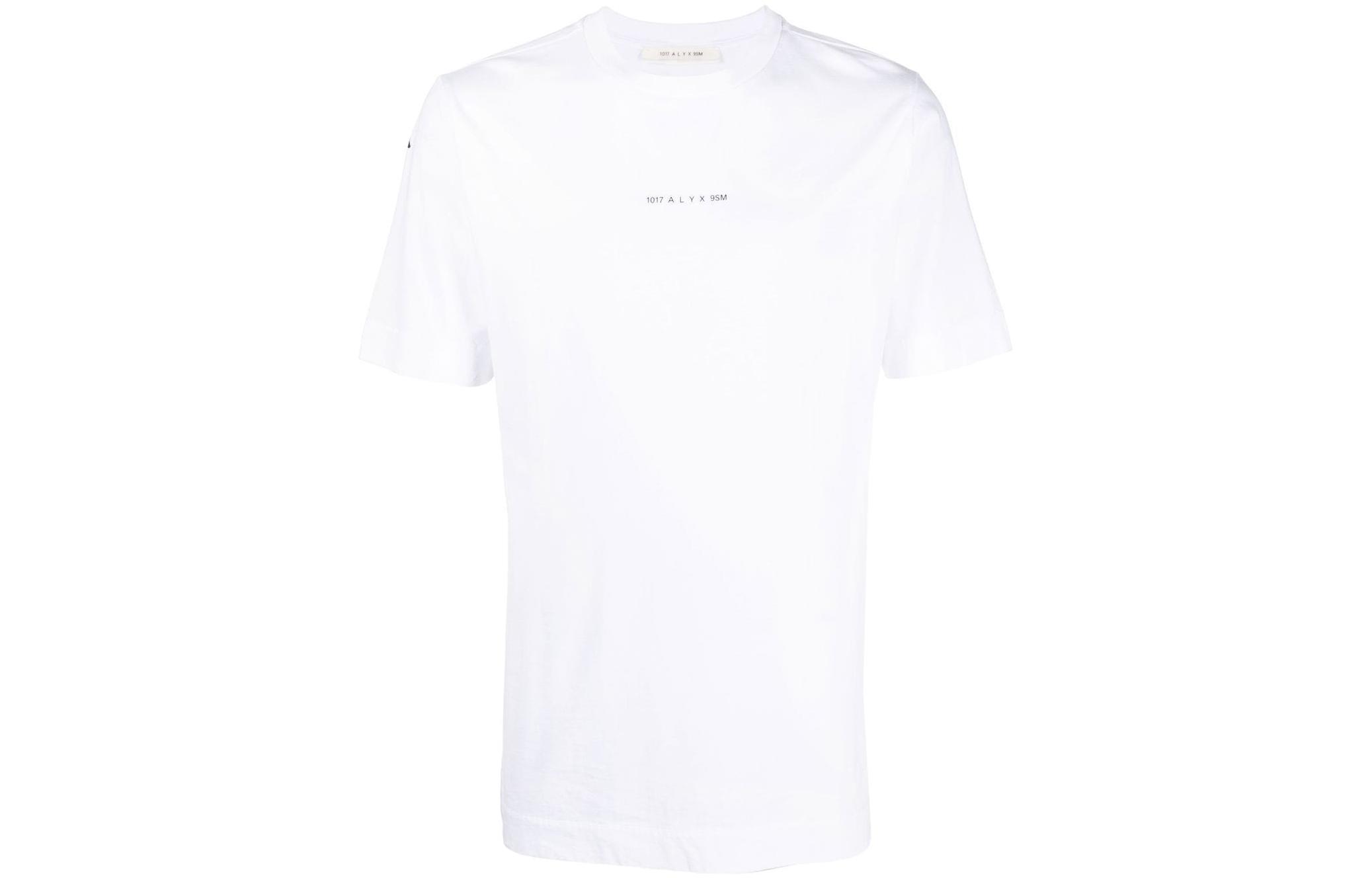 

Футболка хлопковая с принтом логотипа 1017 ALYX 9SM, белая