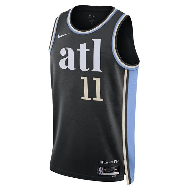 

Майка Nike Dri-FIT NBA Swingman Jersey 2023/24 City Edition 'Atlanta Hawks Trae Young', черный