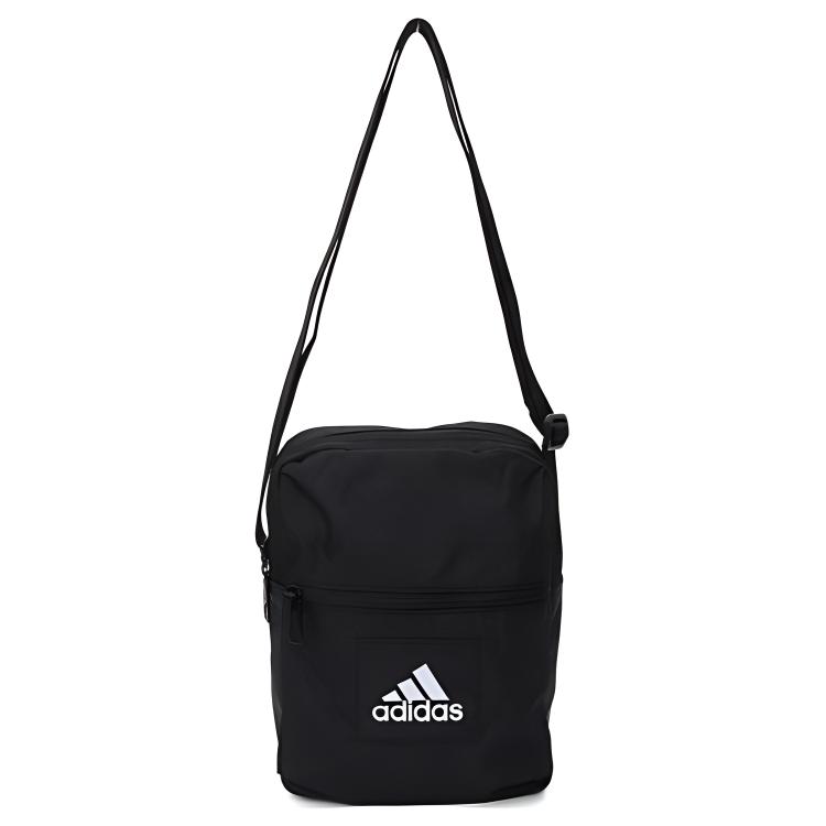 

Adidas Тканевая сумка через плечо, сумка на плечо, обычная, унисекс, черная