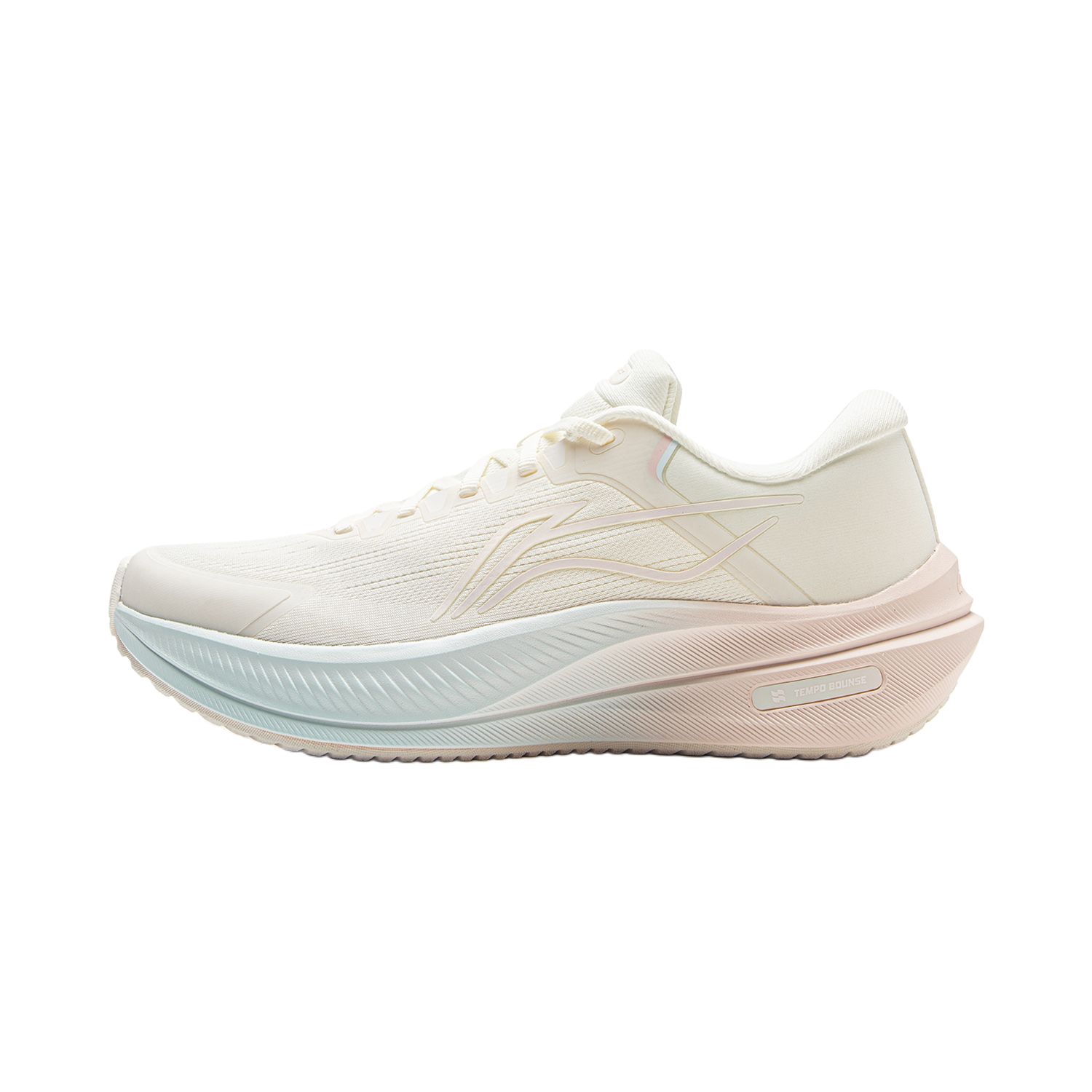 

LINING Женские кроссовки Yueying 5 Cushioning, Wear Resistant низкие повседневные для длительного бега спринт Ivory