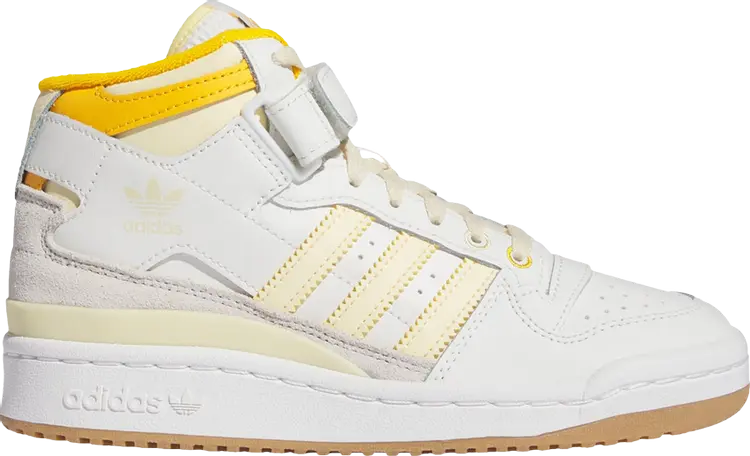 

Кроссовки Forum Mid J 'Summer Camp - Easy Yellow', белый