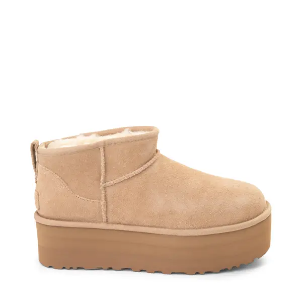 

Женские ботинки UGG Classic Ultra Mini на платформе, песочный, Бежевый, Женские ботинки UGG Classic Ultra Mini на платформе, песочный