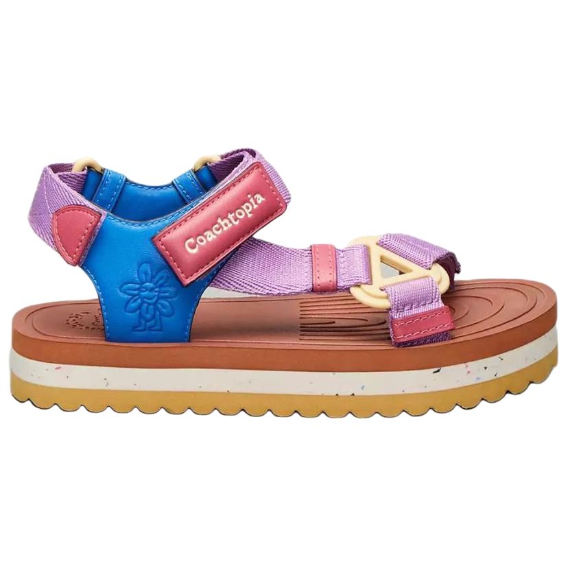 Пляжные сандалии Coachtopia женские фиолетовые — фото 2