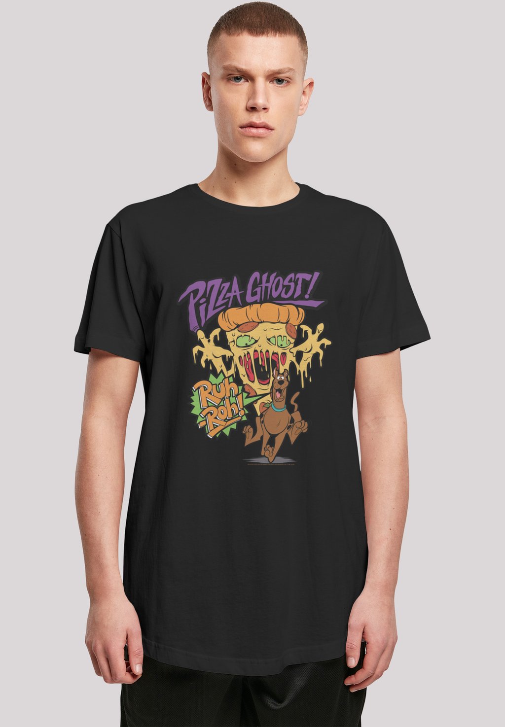 

Футболка с принтом SCOOBY DOO PIZZA GHOST GEIST F4NT4STIC, черный