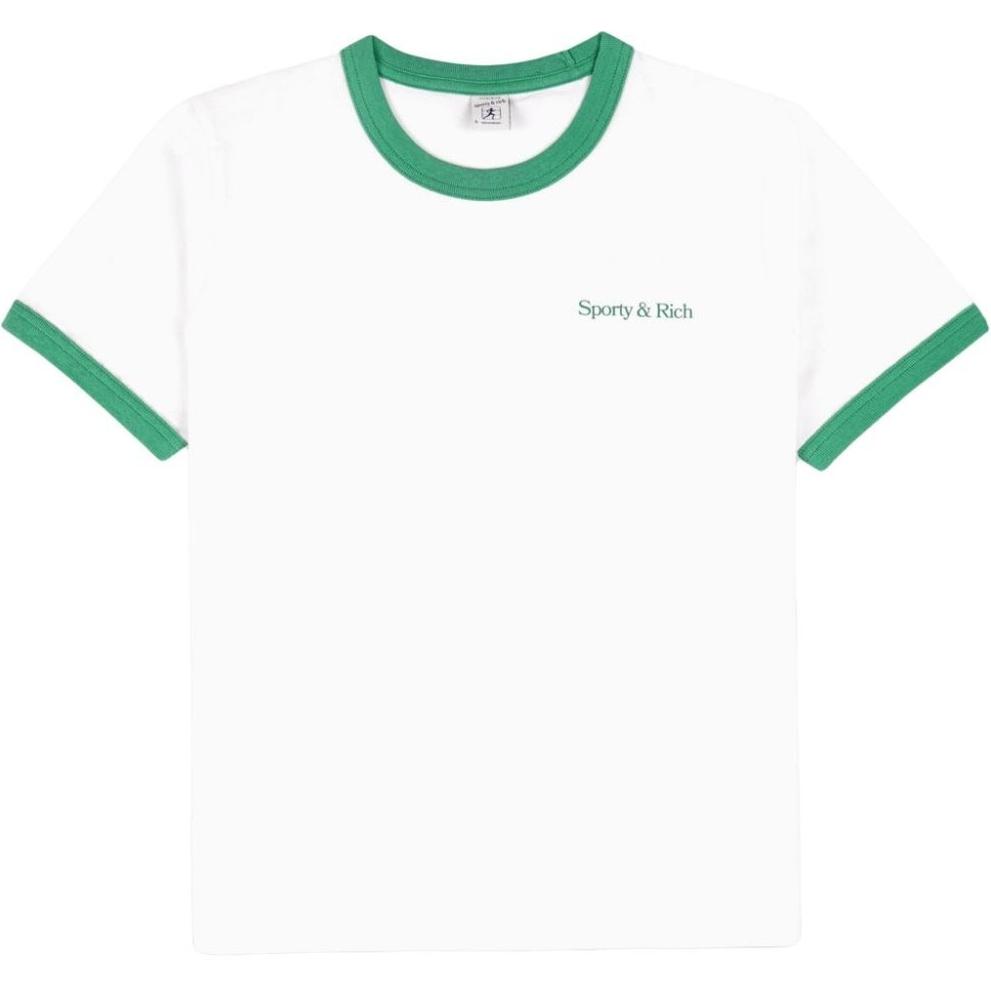 

Футболка Ringer Cotton SPORTY & RICH, белая