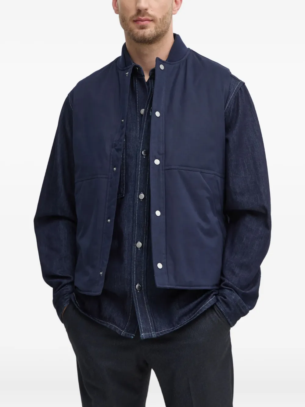 

Куртка на кнопках Benetton, синий