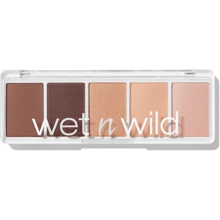 Палитра теней для век Wet n Wild Color Icon из 5 предметов с насыщенными пигментированными оттенками, стойкая и легко растушевываемая формула, золотистый кисточка Wet 'N' Wild — фото 3