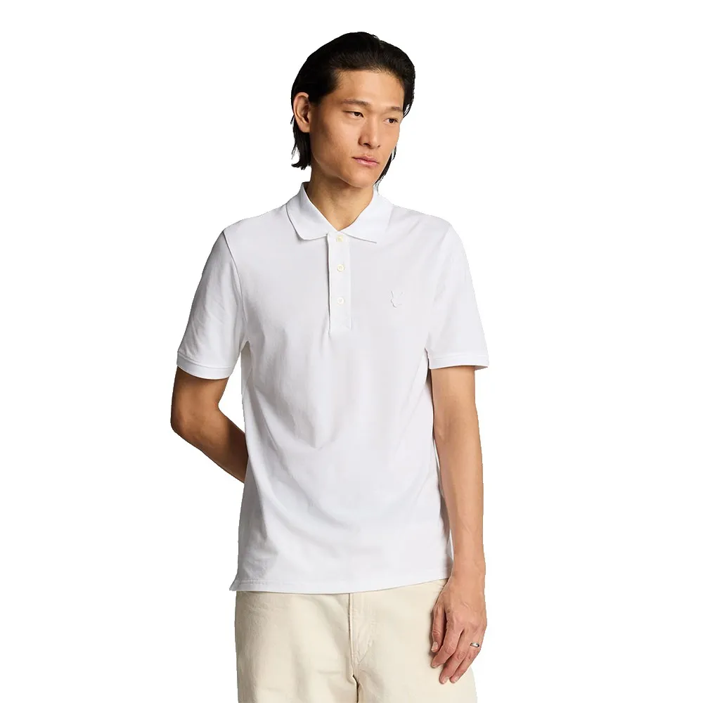 

Поло с коротким рукавом Lyle & Scott Superfine, белый