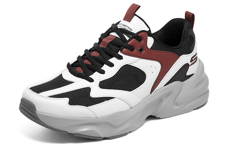 Кроссовки Skechers BOBS BAMINA 2 Chunky Sneakers Men Low-top Red And White, красный — фото 3