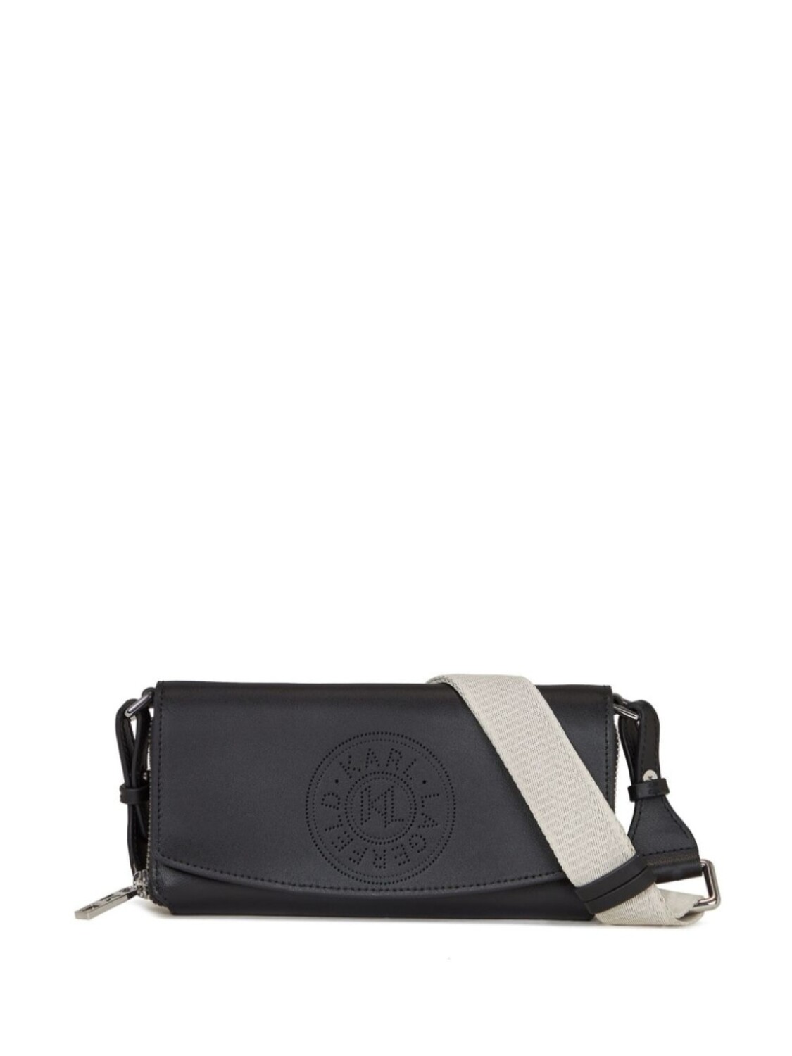 

Karl Lagerfeld клатч K/Circle с логотипом, черный